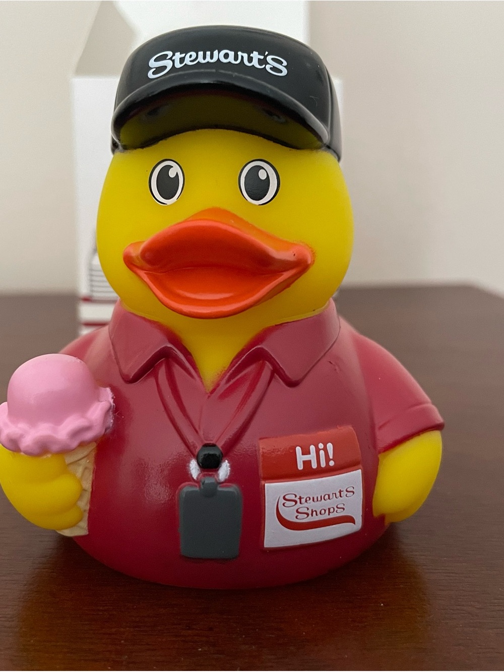 Stewart's Shops Rubber Duck with Ice Cream